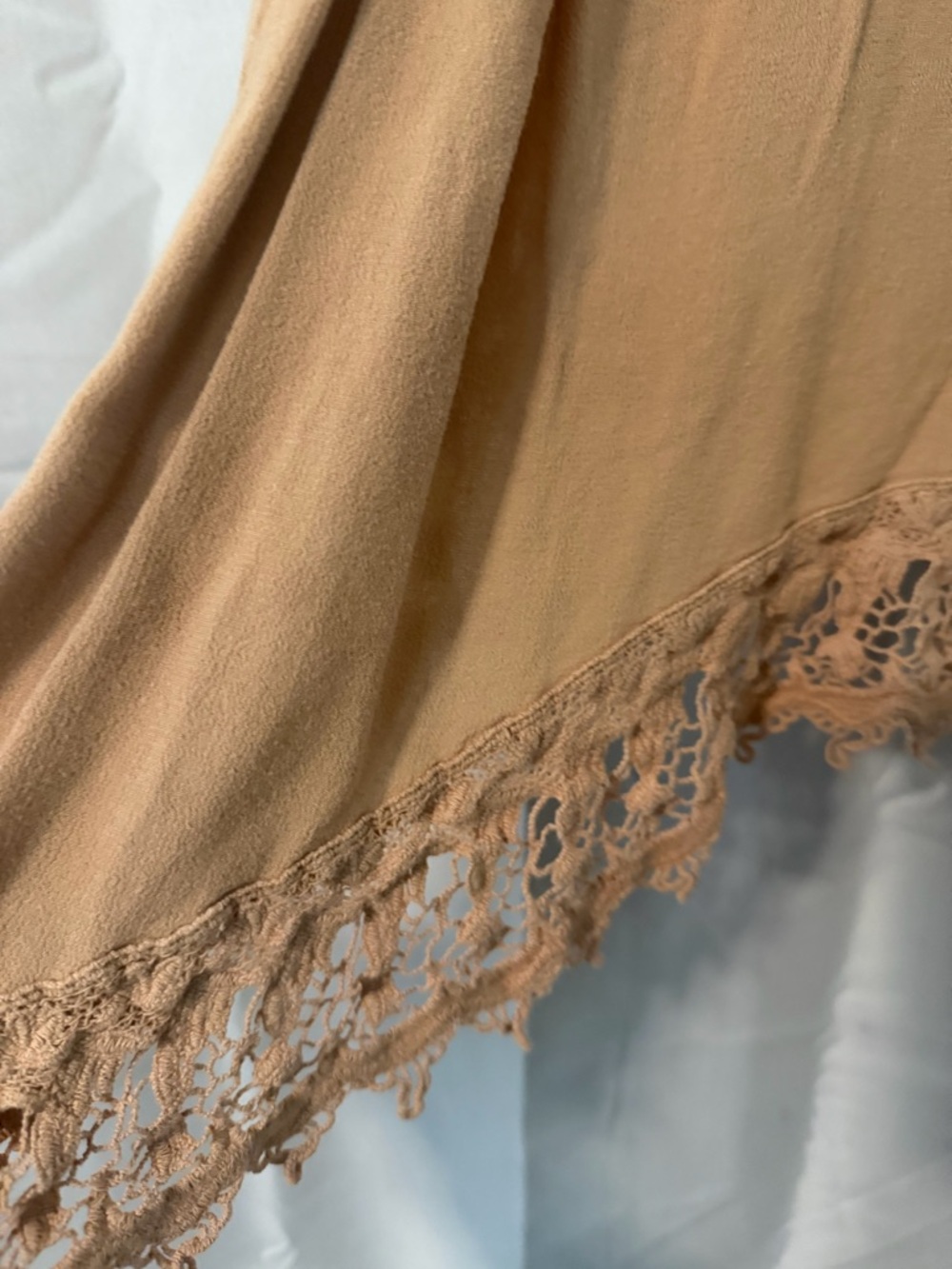 Altar'd State Tan Crochet Trim Tank Top - Picture 2 of 4